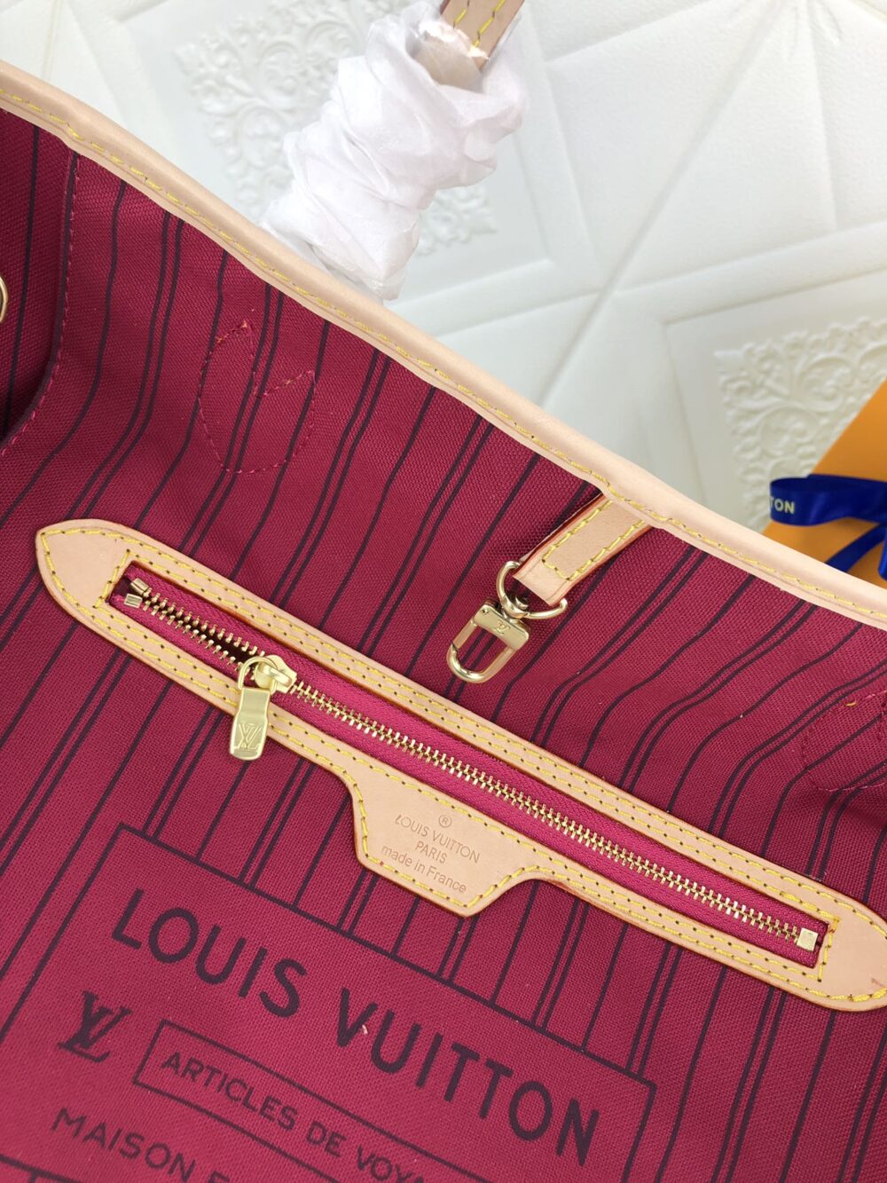 LOUIS VUITTON NEVERFULL GM PIVOINE PINK 40CM M41180 - Image 6