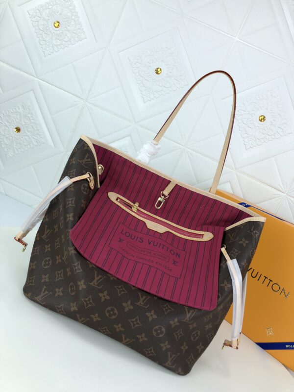LOUIS VUITTON NEVERFULL PIVOINE PINK GM 40CM M41180 - Image 4
