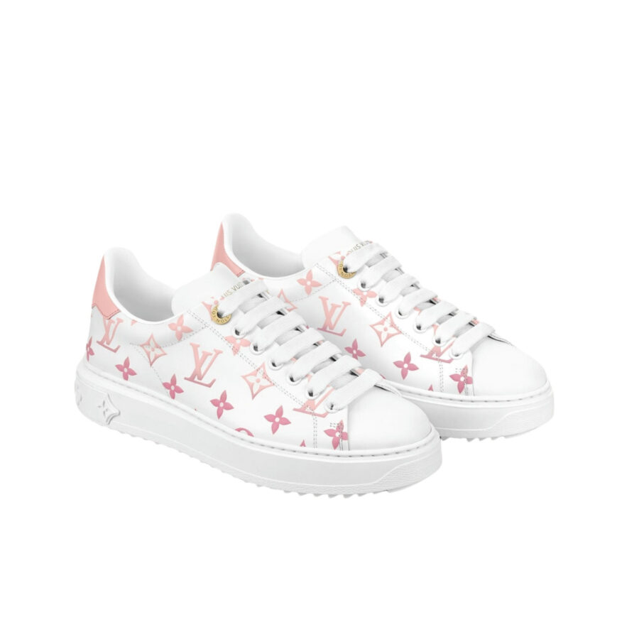 LOUIS VUITTON TIME OUT SNEAKER MONOGRAM PINK