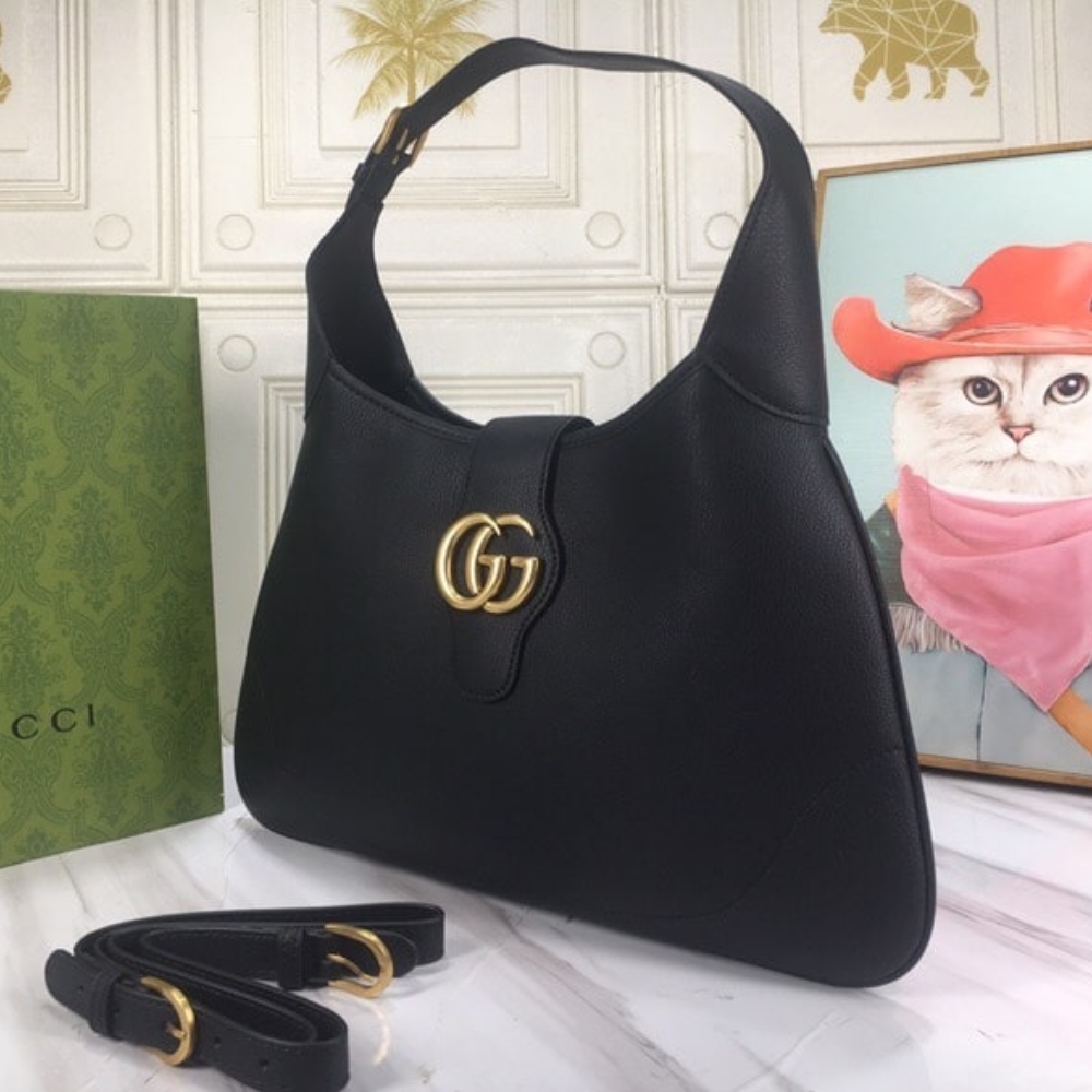 GUCCI APHRODITE MEDIUM SHOULDER BAG IN BLACK 39CM 726274 AAA9F 1000 - Image 3