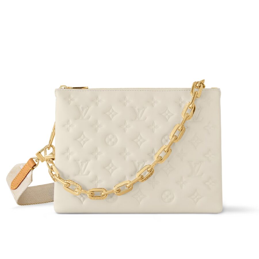 LOUIS VUITTON COUSSIN PM CREAM 26CM M57793