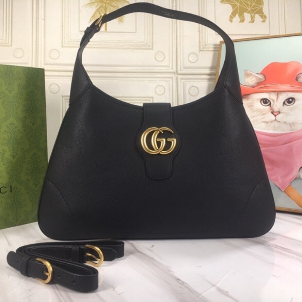GUCCI APHRODITE MEDIUM SHOULDER BAG IN BLACK 39CM 726274 AAA9F 1000 - Image 2
