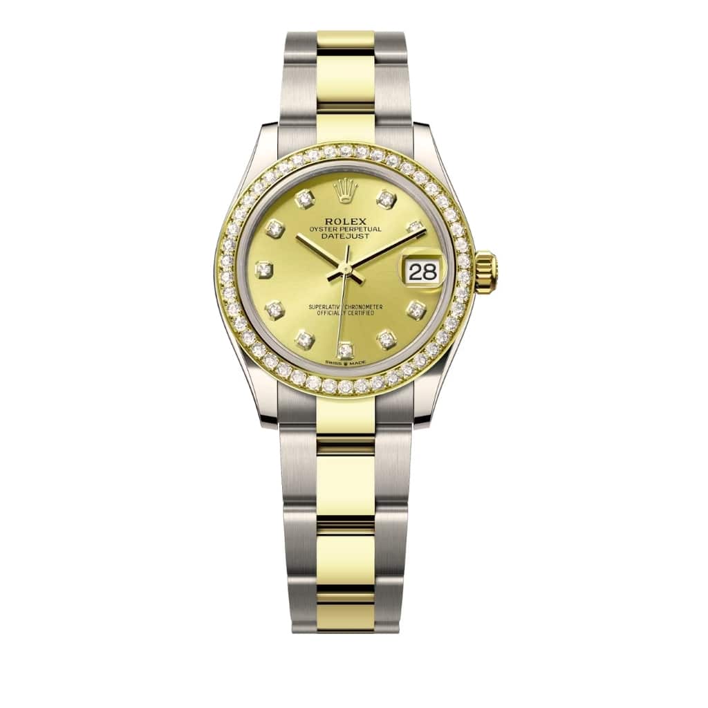 Rolex Datejust 31 Oyster Oystersteel Yellow Gold And Diamond 31mm 278383 0025