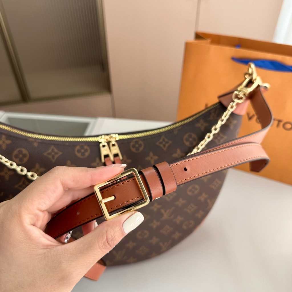 Louis Vuitton Loop Hobo Monogram Canvas Brown 35Cm M46311 - Image 7