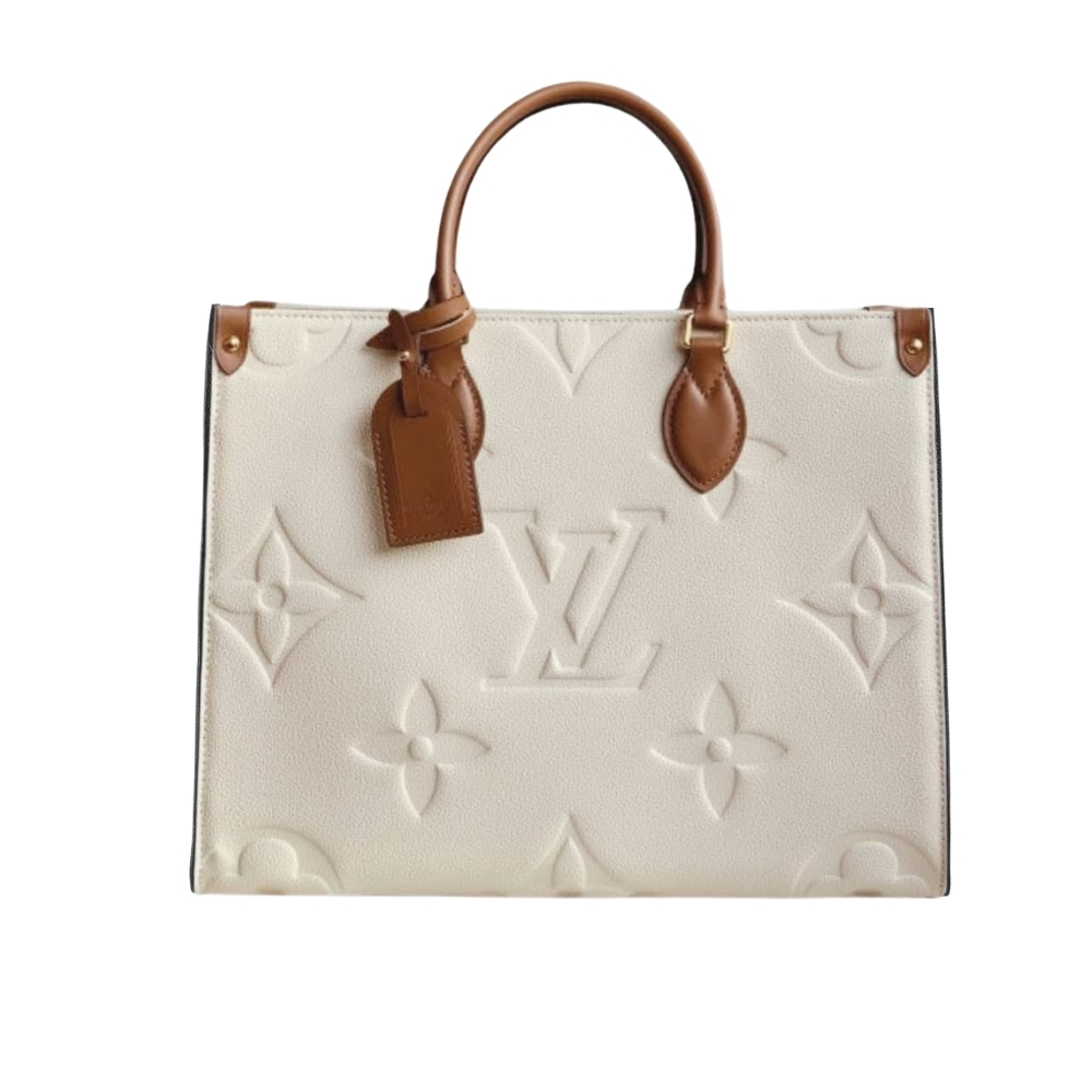LOUIS VUITTON ONTHEGO GM WHITE BAG 41CM M44558