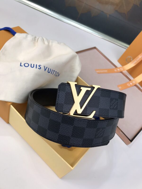 LOUIS VUITTON LV CEINTURE INITIALES REVERSIBLE GOLD 4CM - Image 7