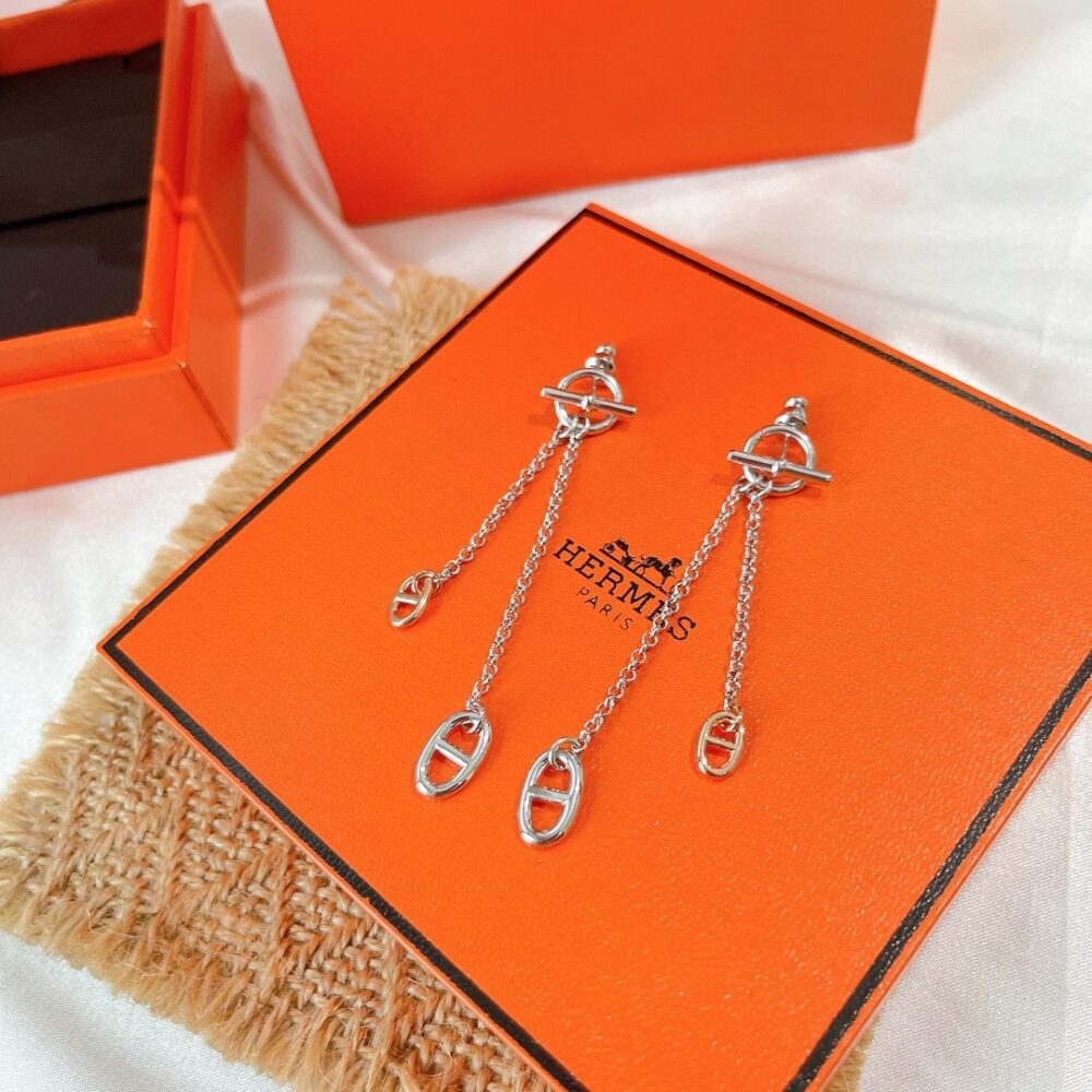 HERMES NEW FARANDOLE EARRINGS - Image 9