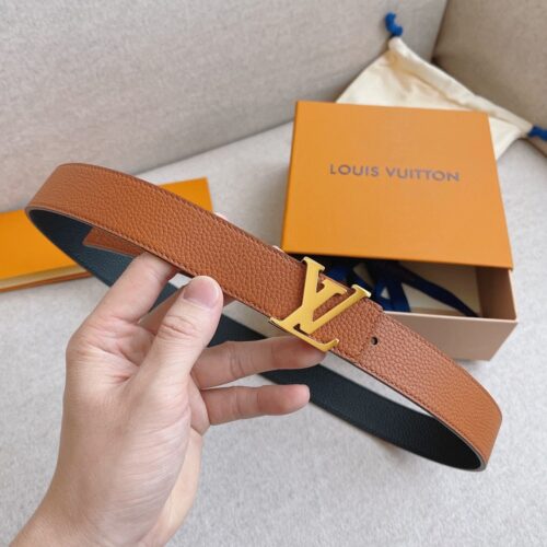 Alternative view of Louis Vuitton Lv Initials Reversible Belt Brown 30Mm M9151U