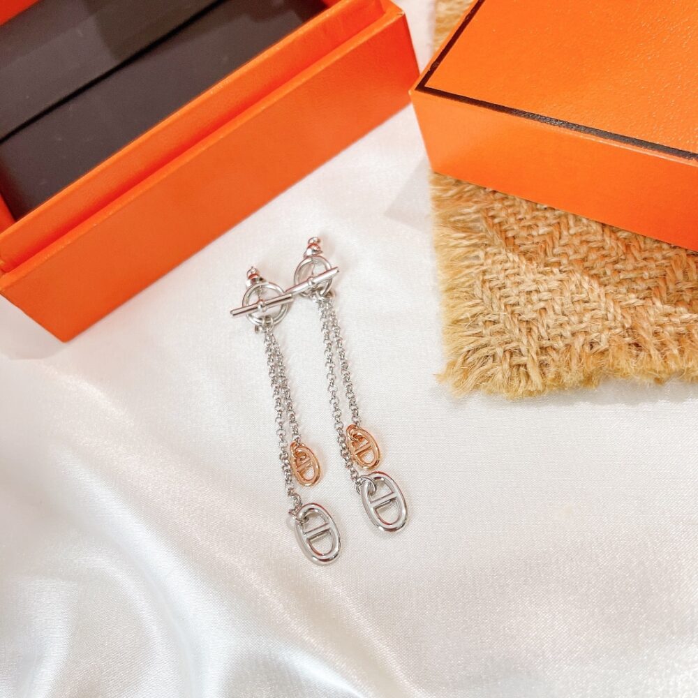 HERMES NEW FARANDOLE EARRINGS - Image 8