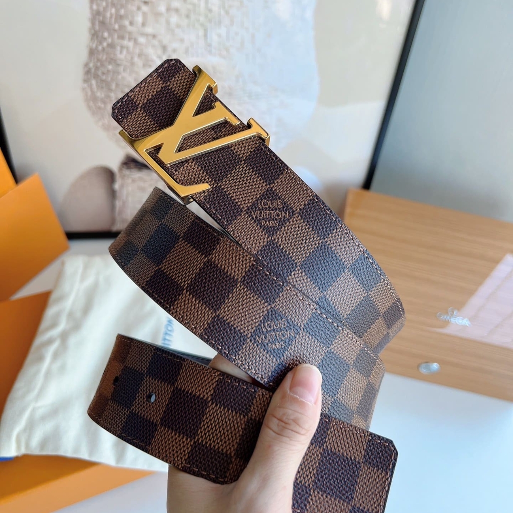 Louis Vuitton LV Iconic 25MM Reversible Belt Damier Ebene Canvas M0568U - Image 2