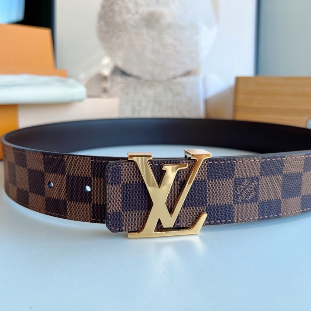 Louis Vuitton LV Iconic 25MM Reversible Belt Damier Ebene Canvas M0568U - Image 3