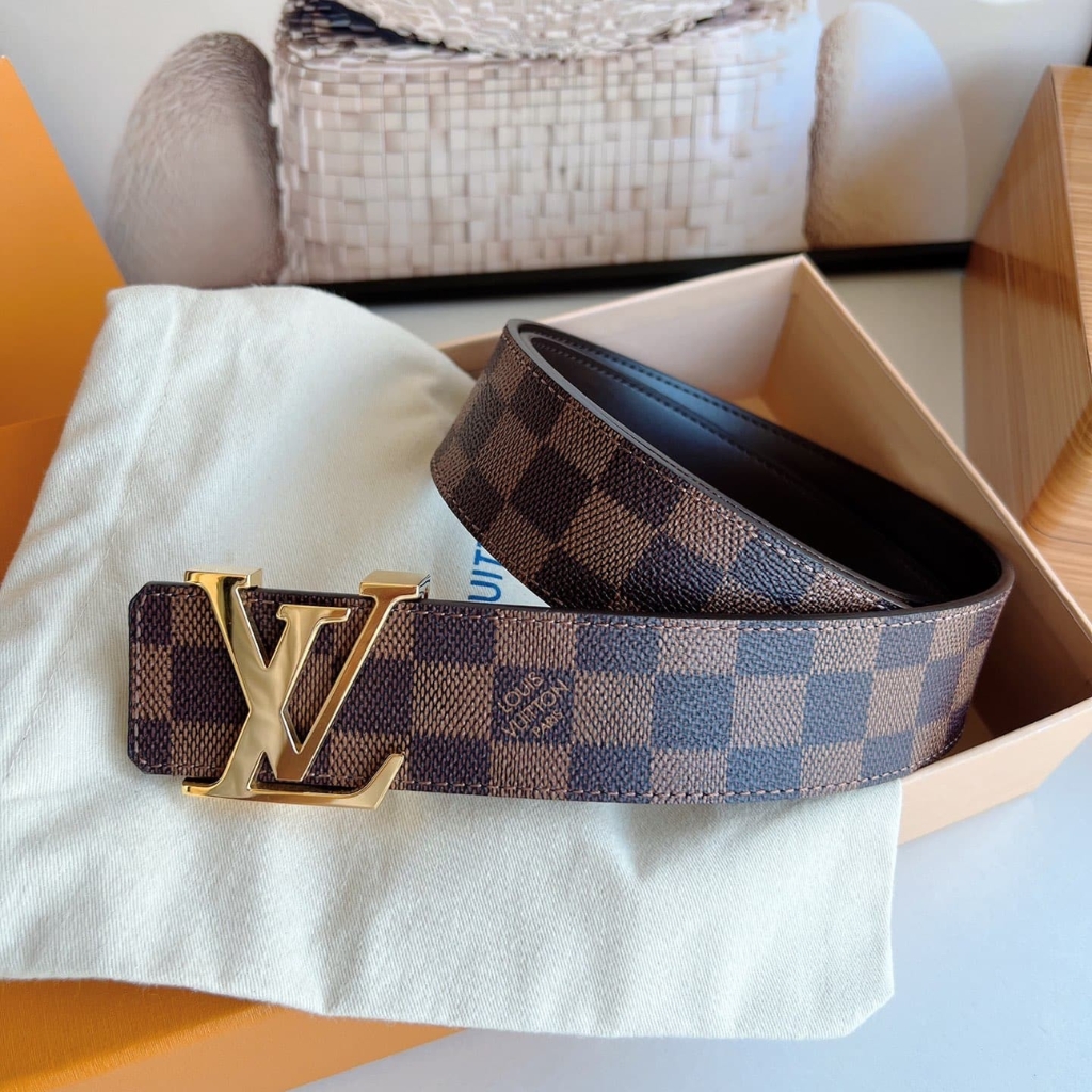 Louis Vuitton LV Iconic 25MM Reversible Belt Damier Ebene Canvas M0568U - Image 4