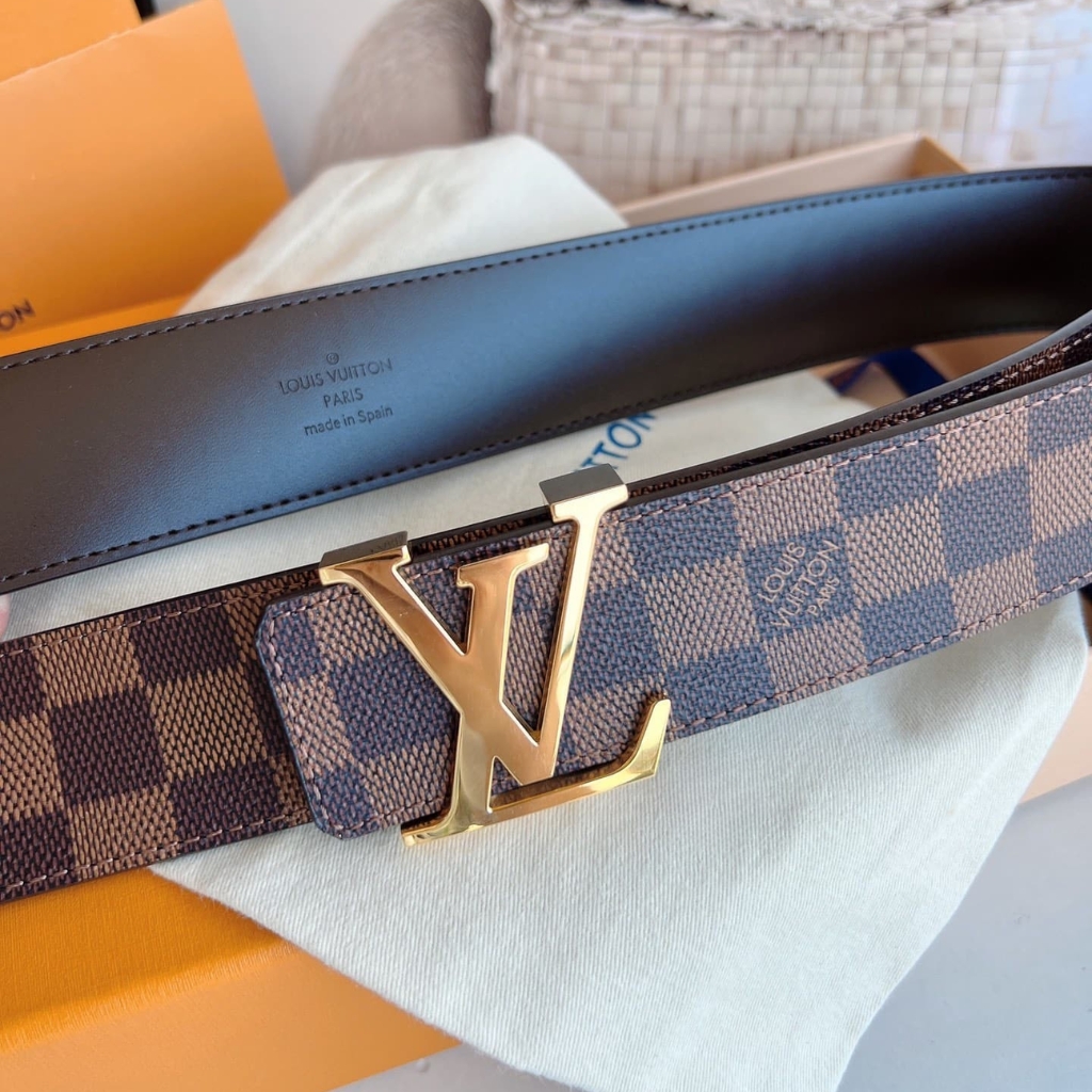 Louis Vuitton LV Iconic 25MM Reversible Belt Damier Ebene Canvas M0568U - Image 7
