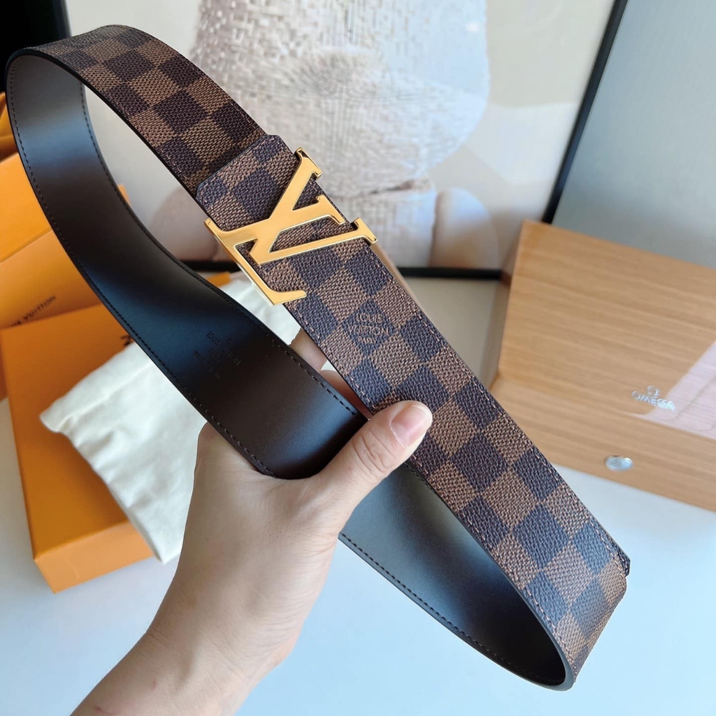 Louis Vuitton LV Iconic 25MM Reversible Belt Damier Ebene Canvas M0568U - Image 9