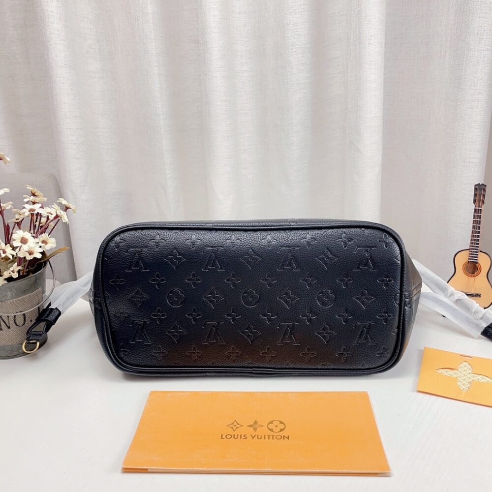 LOUIS VUITTON NEVERFULL MM MONOGRAM EMPREINTE LEATHER BLACK 31CM M45685 - Image 9