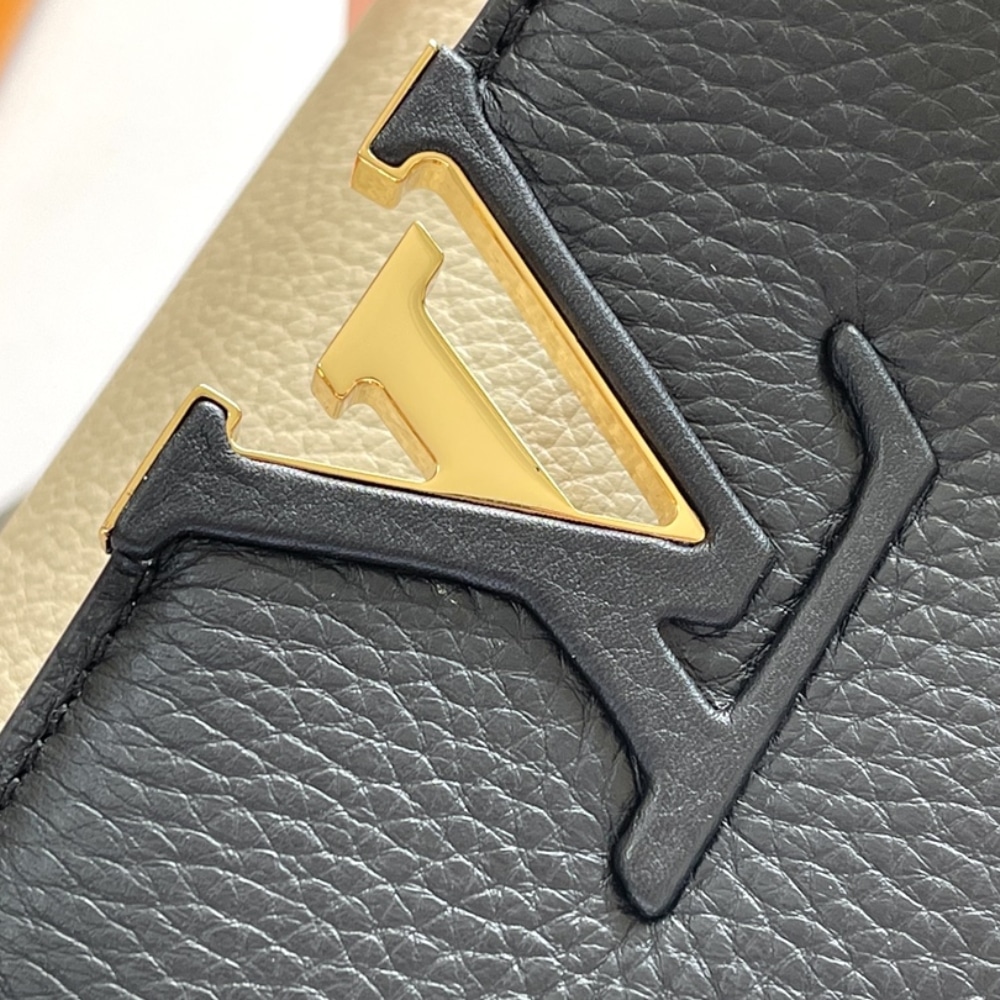 Louis Vuitton Capucines BB Bag Black And Grey 27Cm M20708 - Image 6