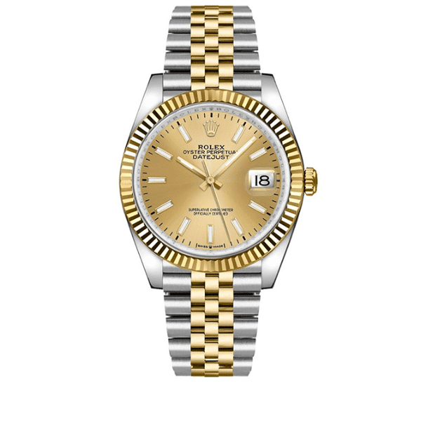 ROLEX DATEJUST JUBILEE CHAMPAGNE GOLD 36MM 126233 0015