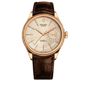 ROLEX CELLINI DATE WHITE DIAL AND EVEROSE GOLD 39MM 50515 0011