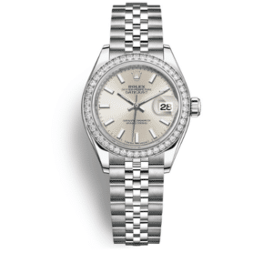 ROLEX LADY-DATEJUST OYSTERSTEEL 31MM WHITE DIAL 279384RBR 0007
