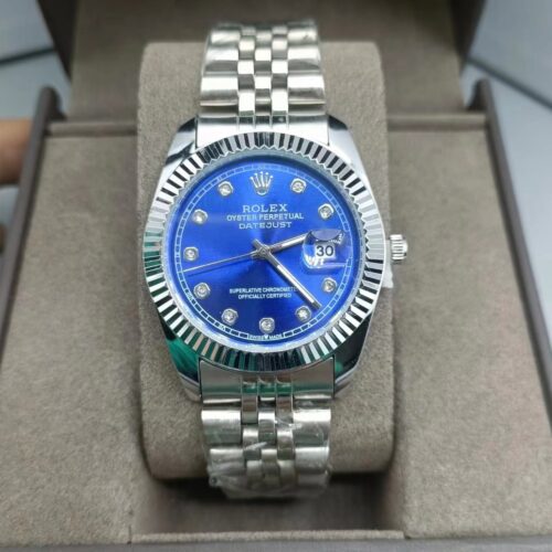 Alternative view of Rolex Datejust Navy Blue Watch 41mm 126334 0016