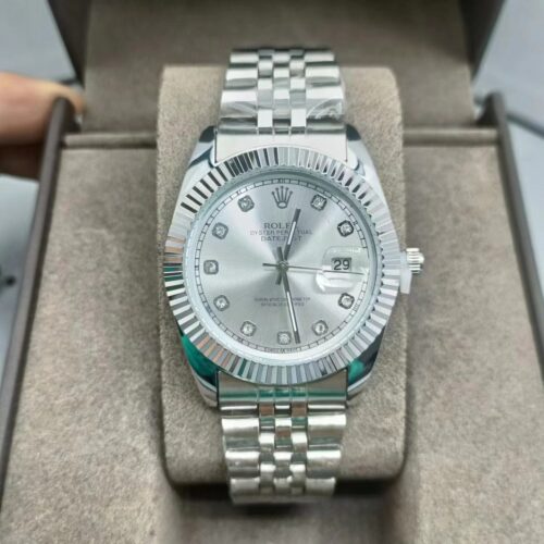 Alternative view of Rolex Datejust Silver Watch 41mm 126333 0012