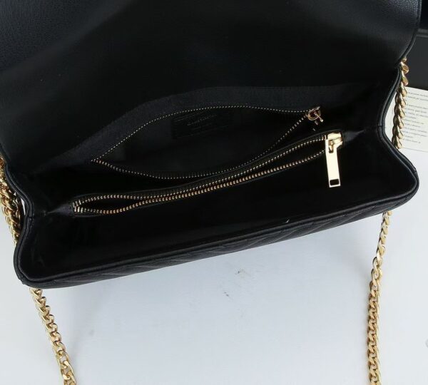 SAINT LAURENT COLLEGE LARGE CHAIN BAG BLACK 25CM 600278BRM071000 - Image 2