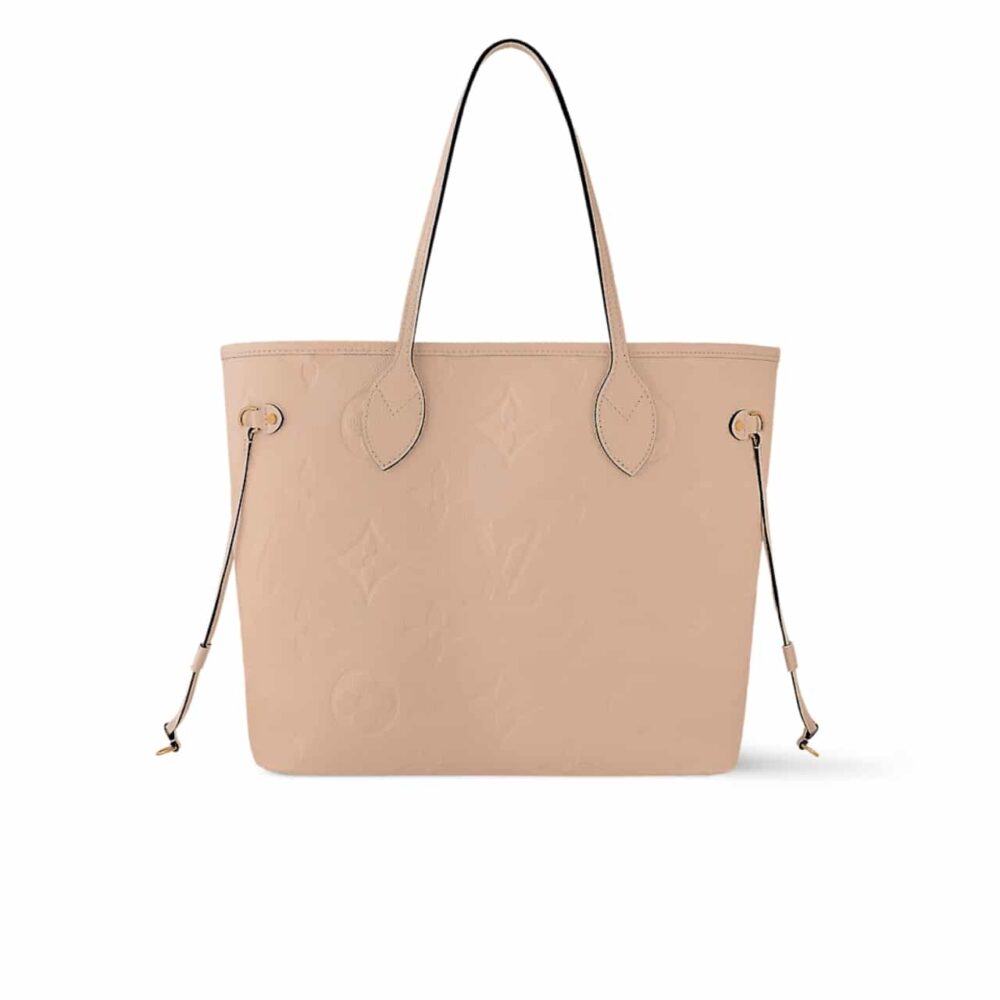 LOUIS VUITTON NEVERFULL FULL BEIGE MM 32CM M46676