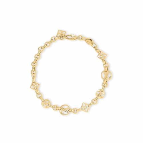 Louis Vuitton LV Crazy in Lock Bracelet Gold M00376