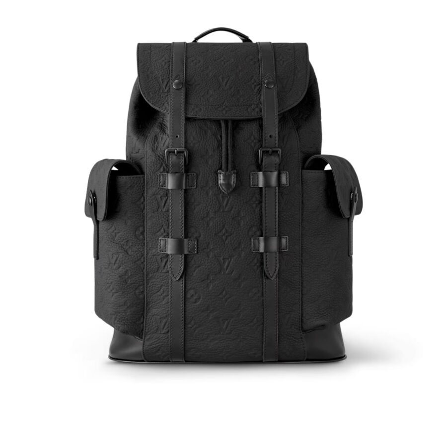 LOUIS VUITTON CHRISTOPHER BACKPACK MM TAURILLON MONOGRAM BLACK 45CM M55699