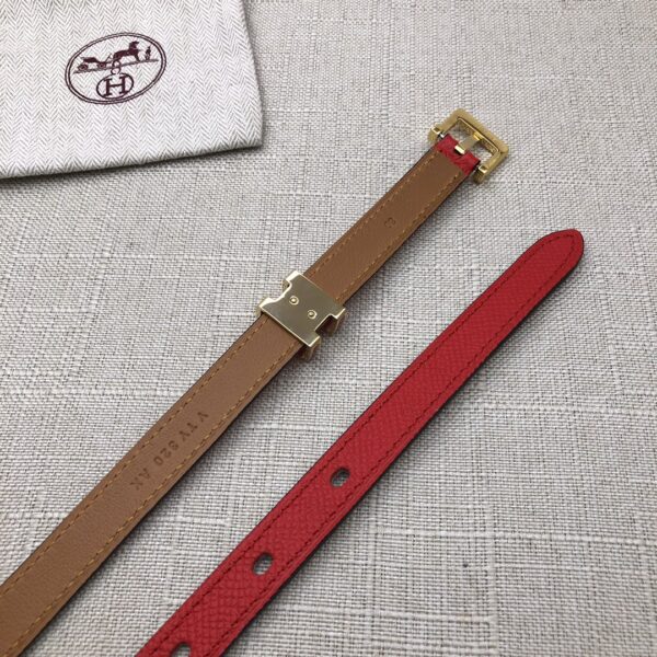 HERMES LEATHER  BELTS POP H RED 15MM - Image 3
