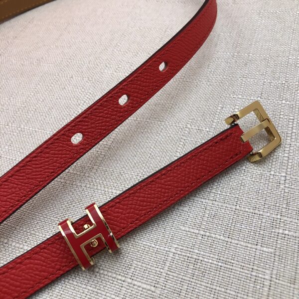 HERMES LEATHER  BELTS POP H RED 15MM - Image 2