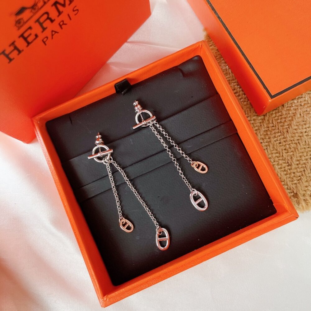 HERMES NEW FARANDOLE EARRINGS - Image 5