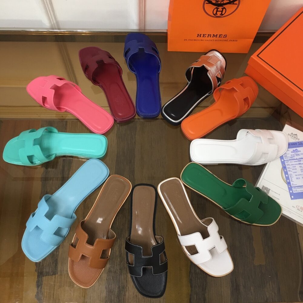 HERMES ORAN SANDALS FULL WHITE - Image 3