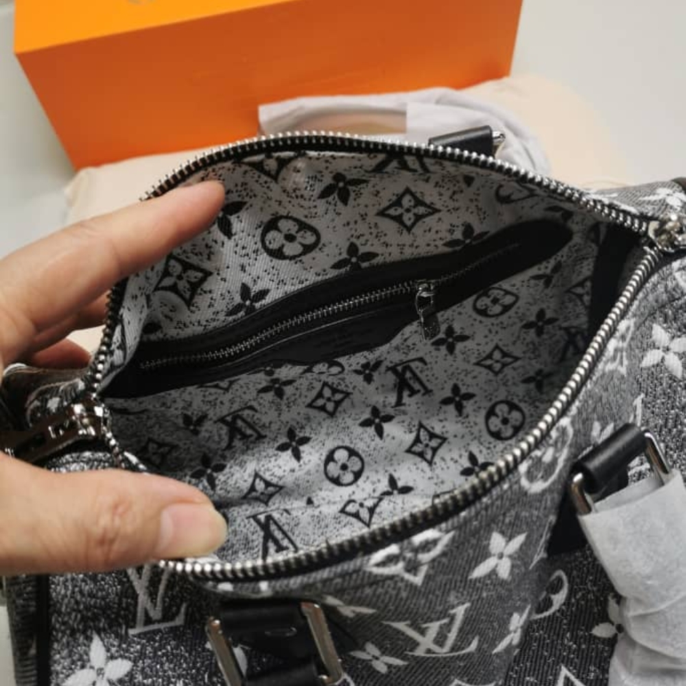 LOUIS VUITTON SPEEDY BANDOULIÈRE 25 GREY 25CM M21464 - Image 6