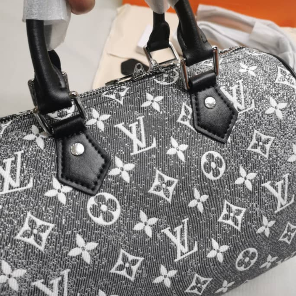 LOUIS VUITTON SPEEDY BANDOULIÈRE 25 GREY 25CM M21464 - Image 5