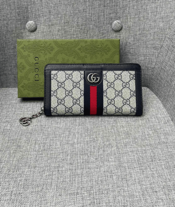 GUCCI OPHIDIA ZIP AROUND WALLET 19.5CM BLACK 52315496IWN - Image 6