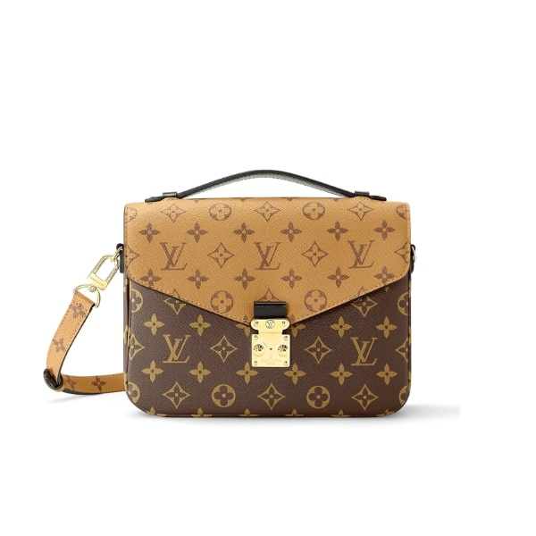 LOUIS VUITTON POCHETTE MÉTIS MONOGRAM REVERSE 25CM