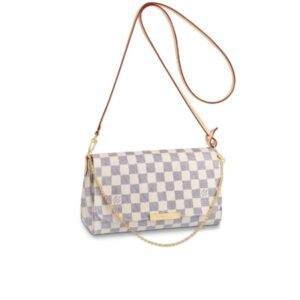 LOUIS VUITTON FAVORITE MM DAMIER AZUR 26CM