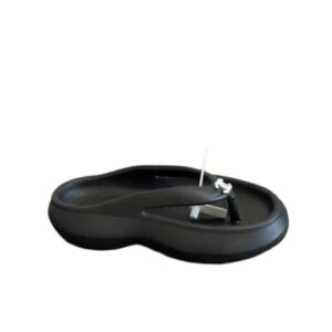 CHANEL FLIP FLOP SANDALS BLACK