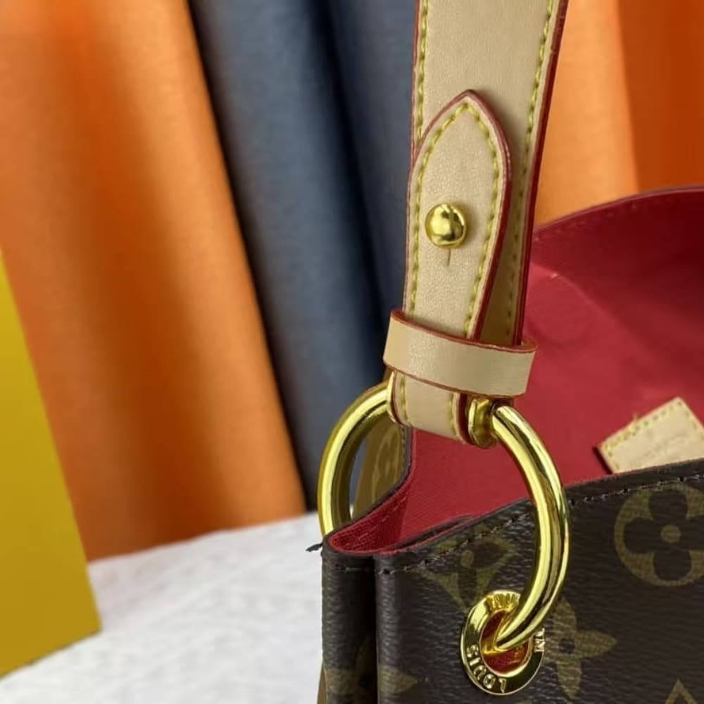 Louis Vuitton Graceful PM Monogram Canvas Red 35Cm - Image 7