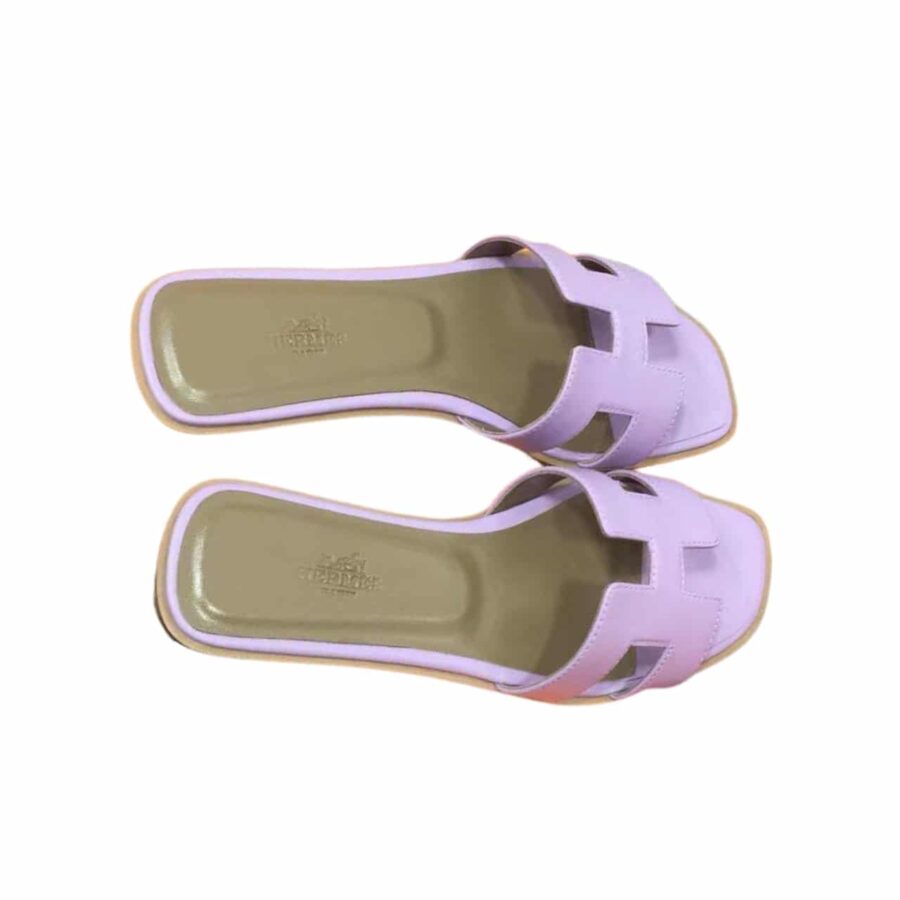 HERMES ORAN SANDAL EPSOM VIOLET AMETHYSTE