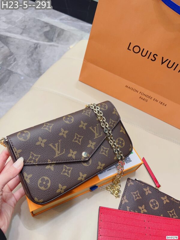 LOUIS VUITTON FELICIE POCHETTE BAG 21CM M81896 - Image 2