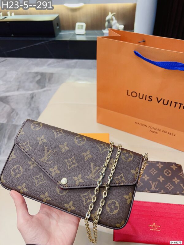 LOUIS VUITTON FELICIE POCHETTE BAG 21CM M81896 - Image 3
