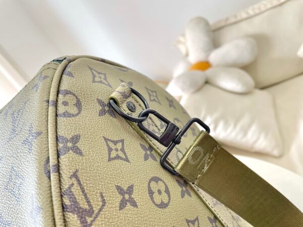 LOUIS VUITTON KEEPALL BANDOULIÈRE 55 BAG GREEN 48CM M23963 - Image 8
