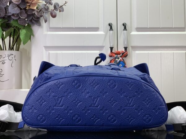 LOUIS VUITTON CHRISTOPHER PM BACKPACK BLUE 48CM M23189 - Image 5