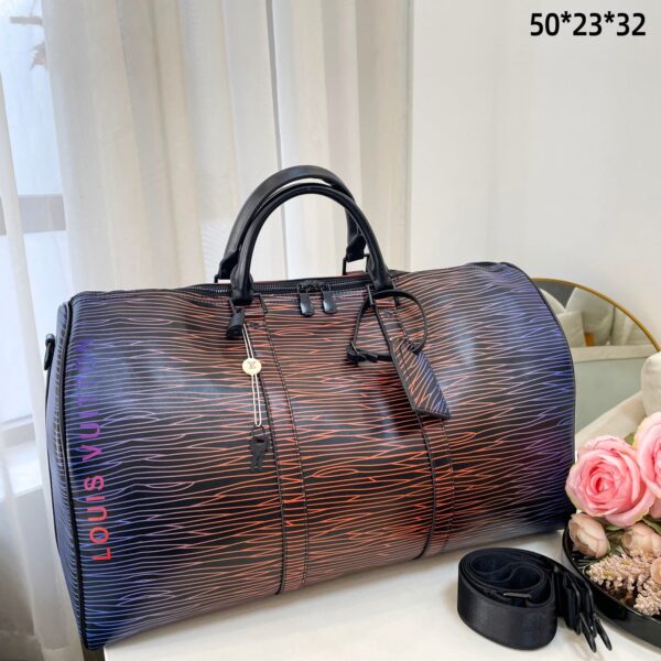 LOUIS VUITTON KEEPALL BANDOULIÈRE 50 GRADIENT ELECTRIC SUN 32CM M23174 - Image 2