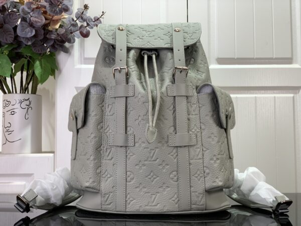 LOUIS VUITTON CHRISTOPHER PM BACKPACK KHAKI 48CM M23146 - Image 2