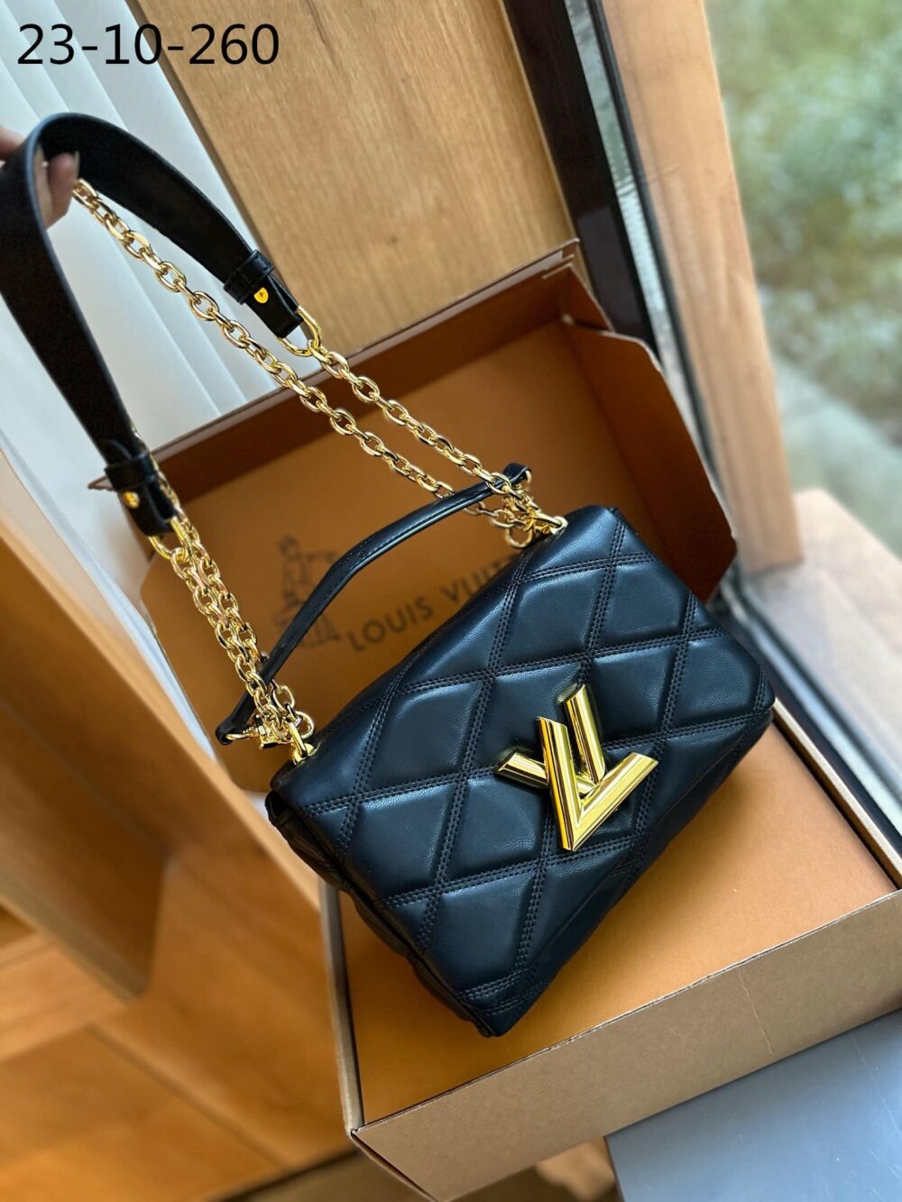 LOUIS VUITTON GO 14 GM BLACK 23CM M23689 - Image 3