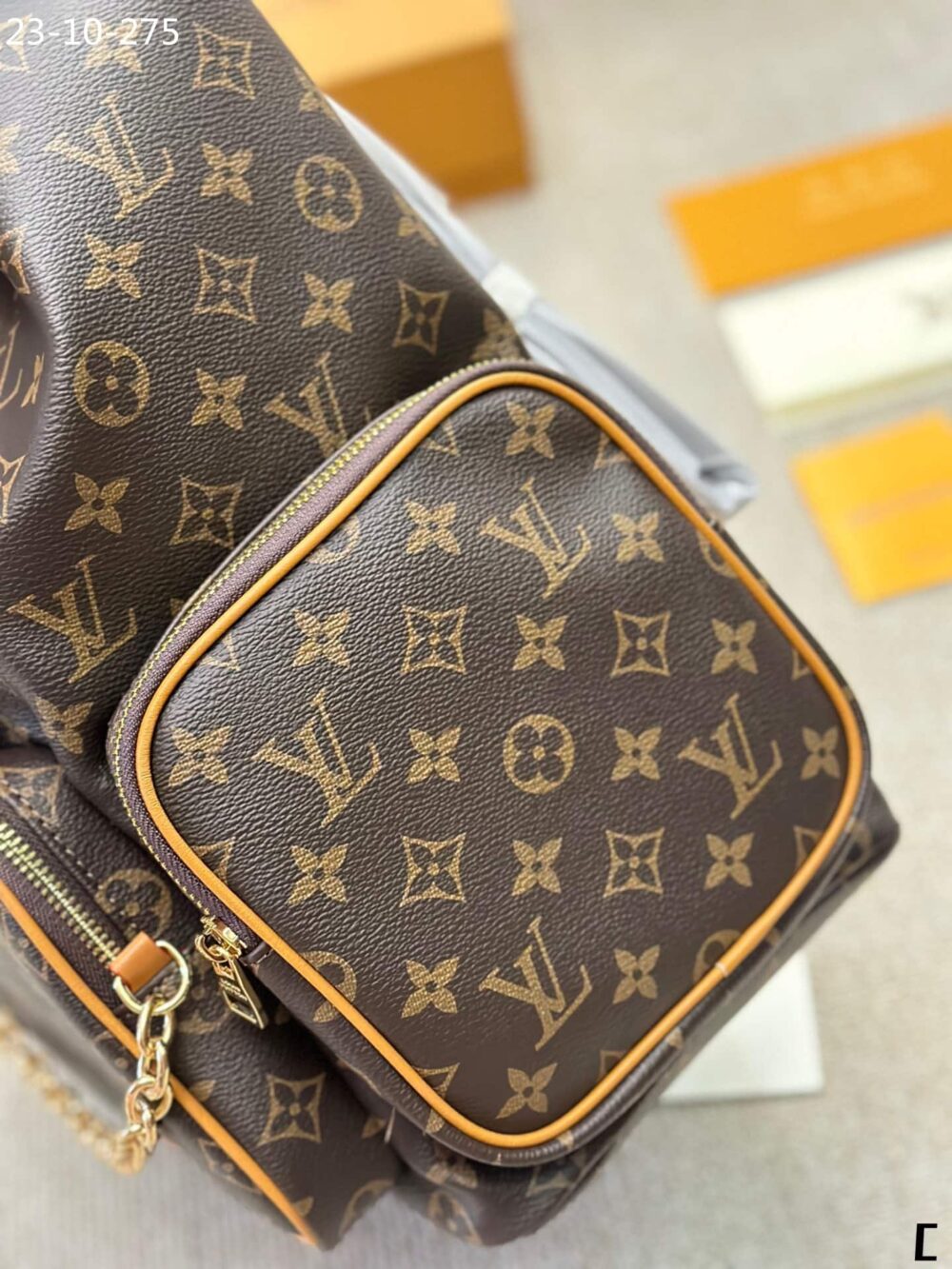 LOUIS VUITTON BACKPACK MONOGRAM BROWN 45CM - Image 7