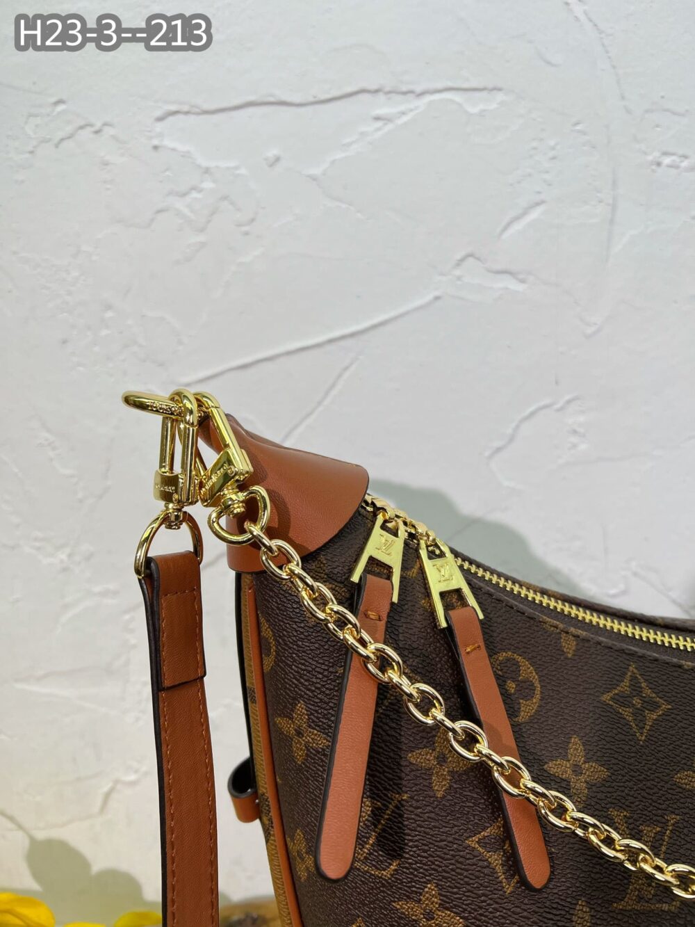 LOUIS VUITTON LOOP HOBO MONOGRAM CANVAS BROWN 40CM M46311 - Image 7